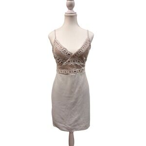 Charlotte Russe Crochet Dress Sz Large